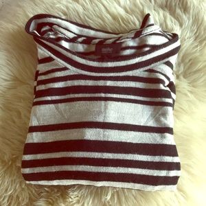 Cute cream and black Mossimo striped tunic